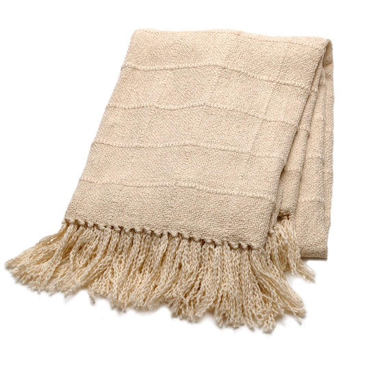 Intiearth_Caral_Collection_Grid_cotton_blanket_throw