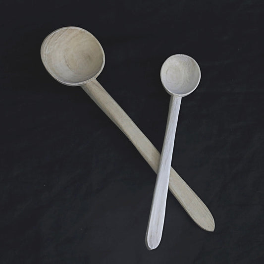 Intiearth hand carved wooden spoon