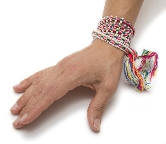 Beaded wrap bracelet