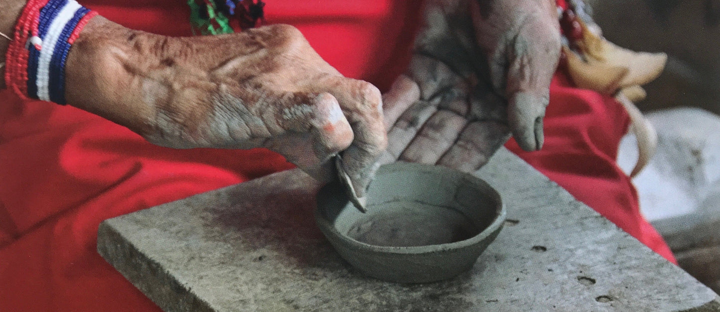Intiearth Awajun Amazon pottery bowl