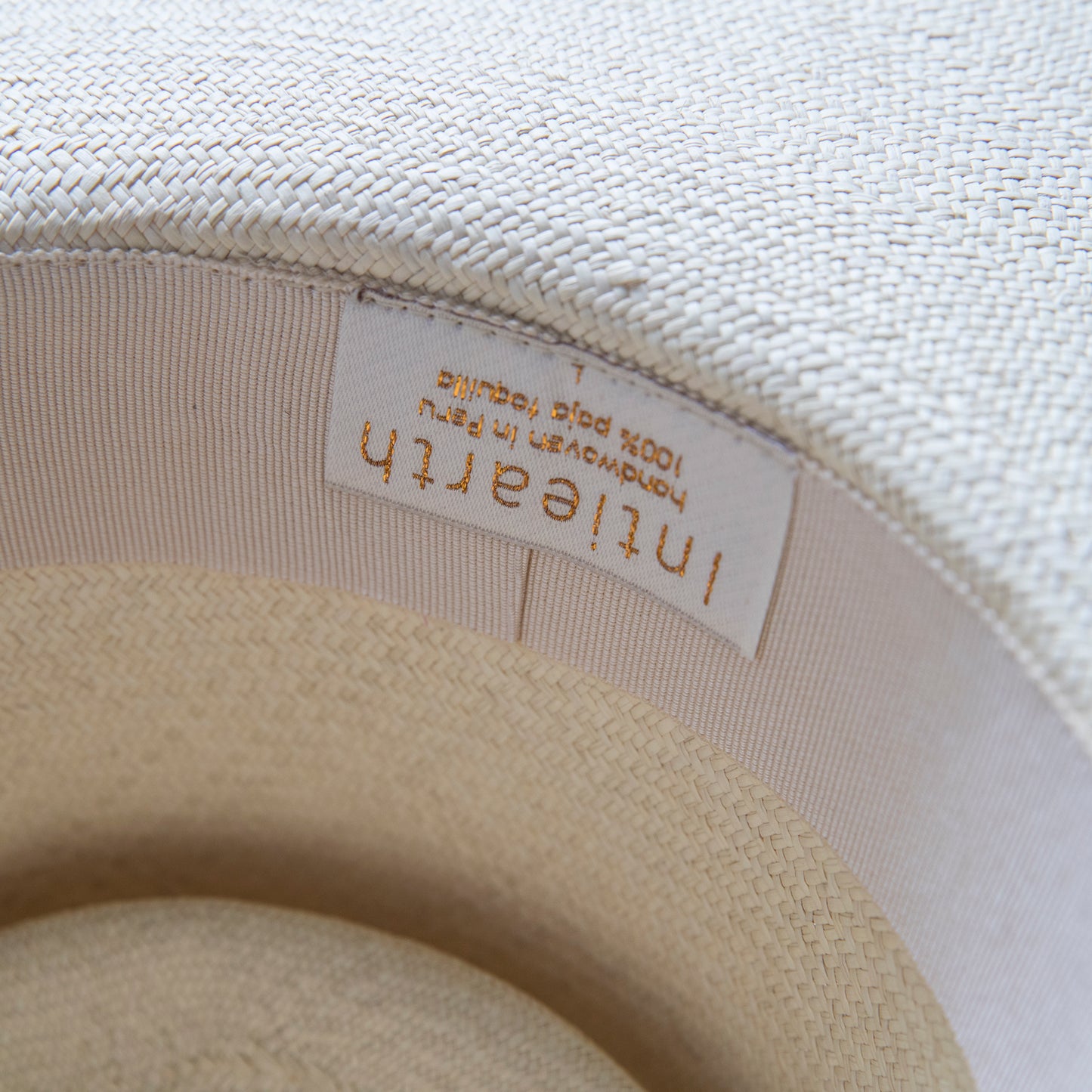 Intiearth Peruvian toquilla straw hat hand blocked