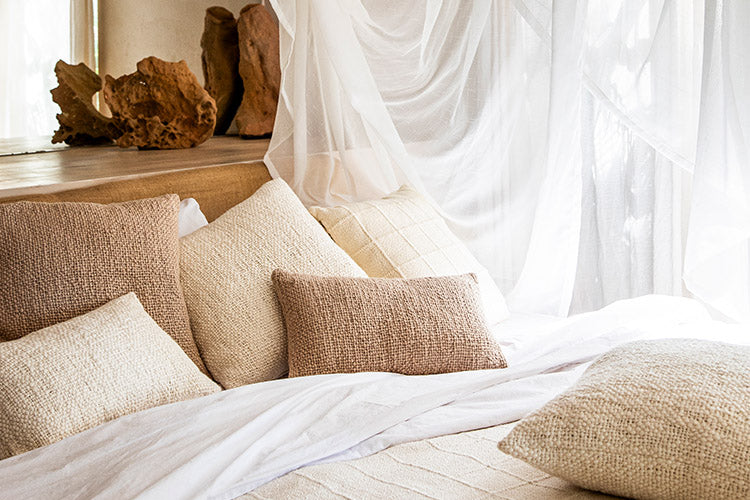 Intiearth Caral Collection Organic Peruvian Cotton Pillows and throws