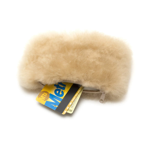 Intiearth Alpaca Coin Purse Champagne
