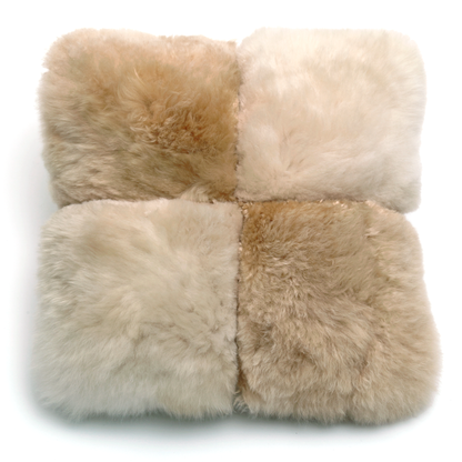 Intiearth Alpaca Colorblock Pillow Checker, Peruvian Home Decor