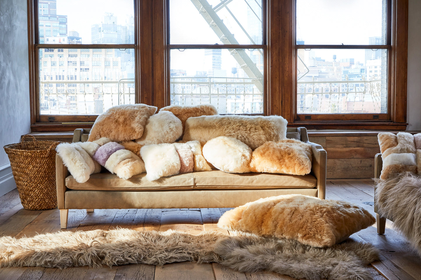 Alpaca Moon Pillow Crema