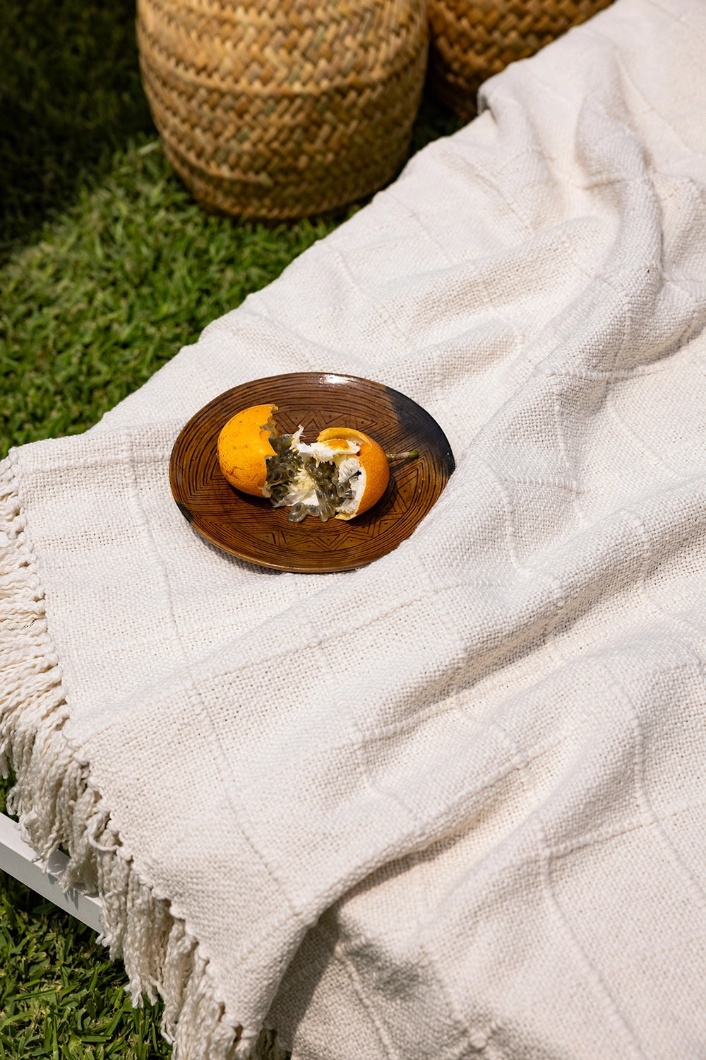 Caral Grid Throw