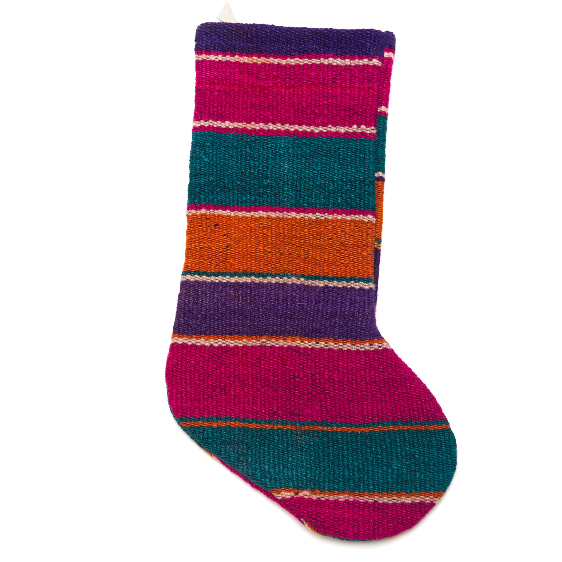 Intiearth_Colorful_Woven_Frazada_Christmas_Stocking 