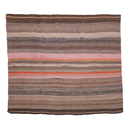 Striped fabric with wavy pattern on a white background