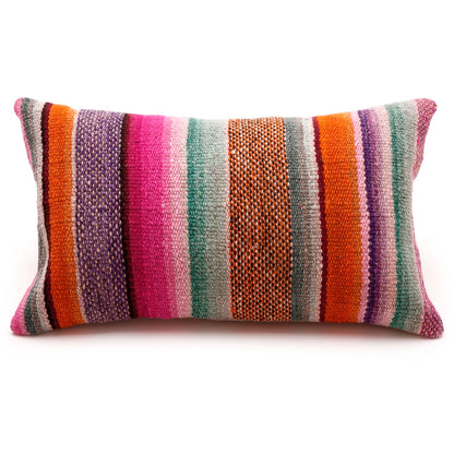 Intiearth_Peruvian_Frazada_Lumbar_Pillow_Woven_Textile_Vintage