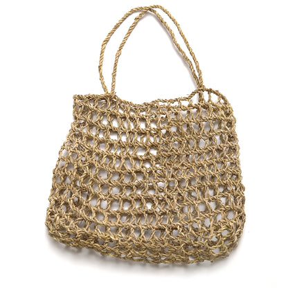 Intiearth Woven Playa handbag on a white background
