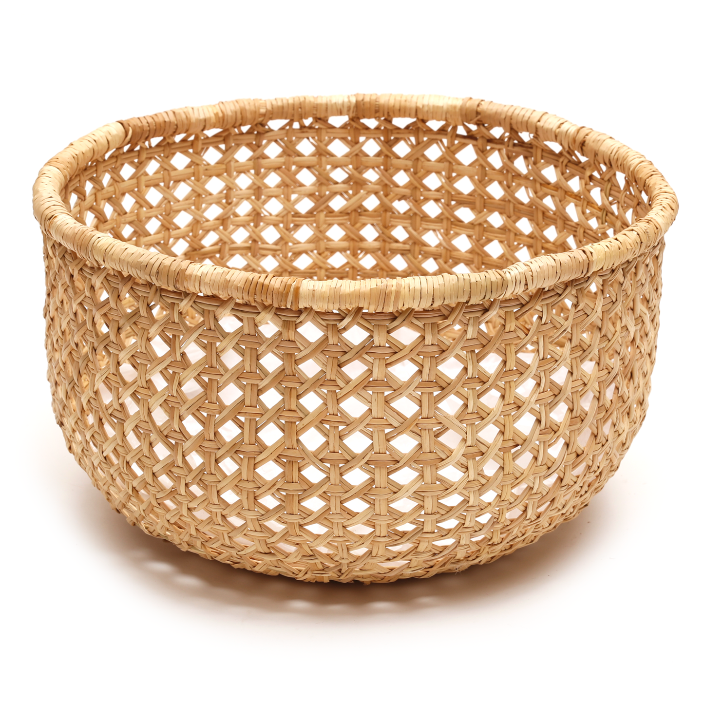 Intiearth Diamante Rattan Basket Bowl Tabletop Fruit Bread Bowl