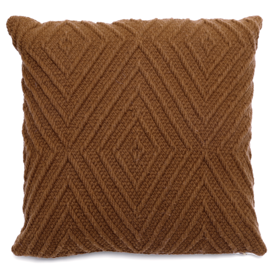 Intiearth Tierra Throw Pillow Collection Chestnut Home Decor Botanically dyed and hand woven