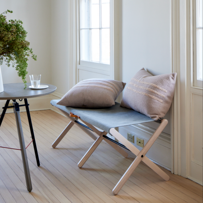 Intiearth Taupe Terracotta  cotton Lumbar Pillow