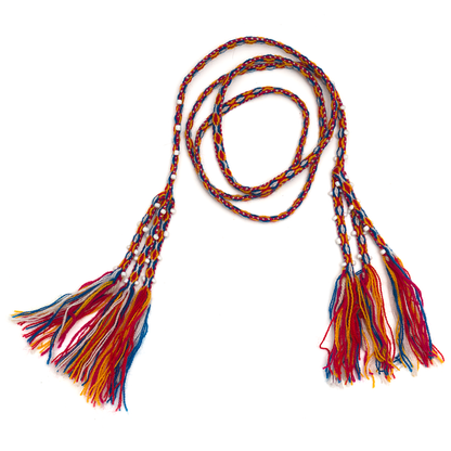 Intiearth_Peruvian_Napkin_Ring_Colorful_Tassel
