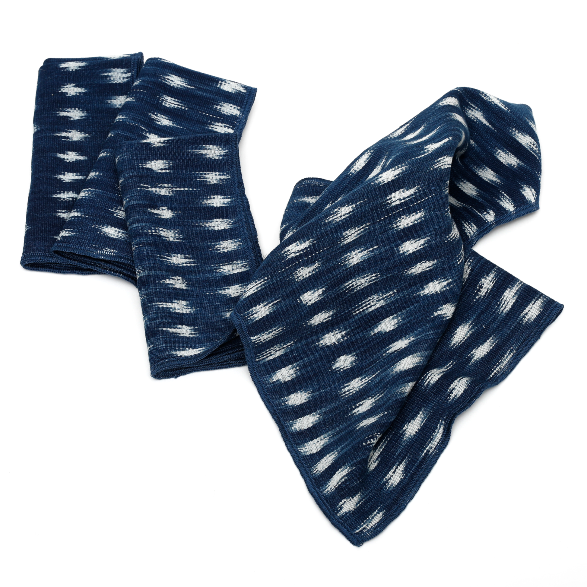 Intiearth_peruvian_ikat_cloth_napkins_blue_white