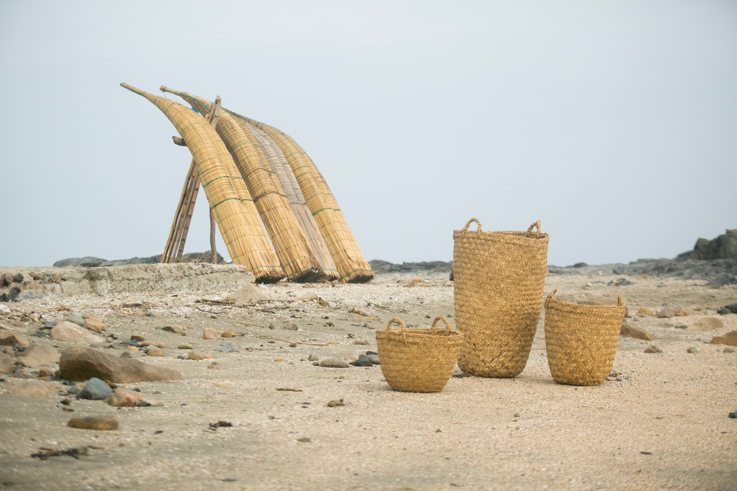 Intiearth woven tototora basket