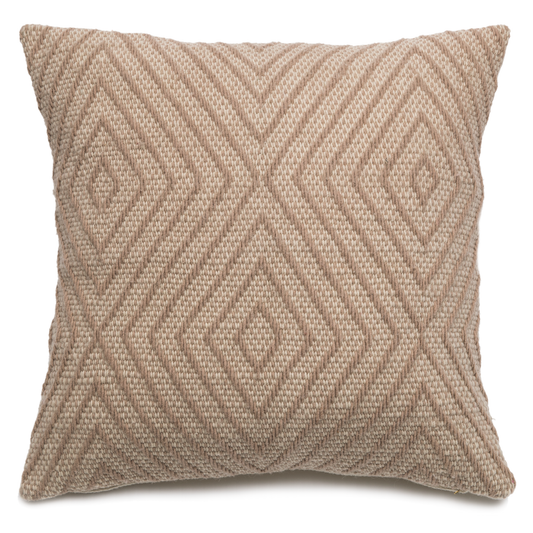 Intiearth hand woven botanically dyed decorative wool pillow Sacred Valley collection 20" square