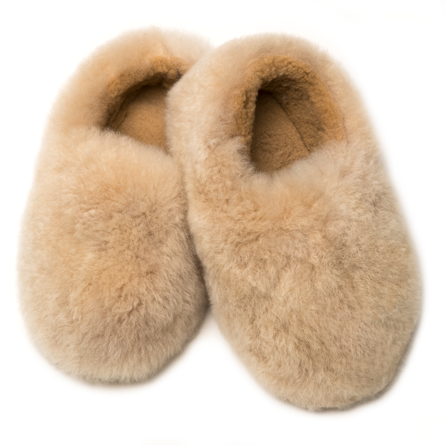Intiearth cozy womens alpaca fur slipper closed style