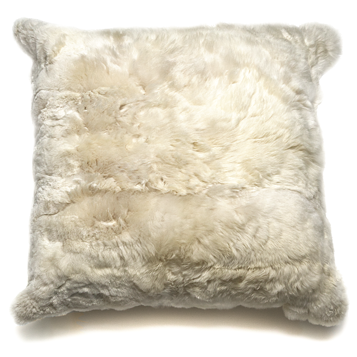 Intiearth Baby Alpaca Fur Floor Pillow Crema