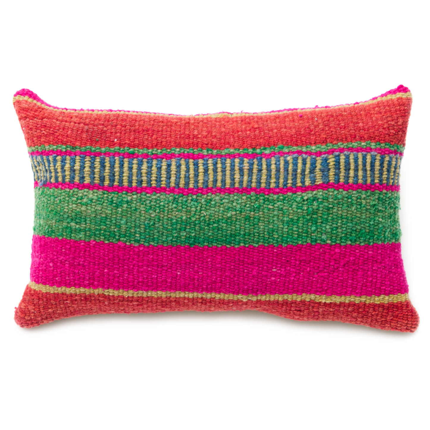 Intiearth colorful wool frazada pillow