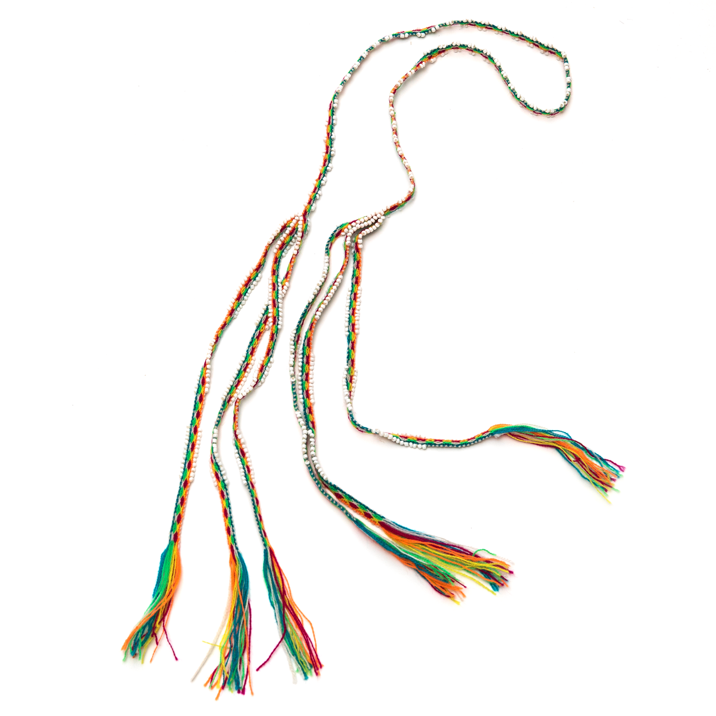 Intiearth Beaded tassel necklace