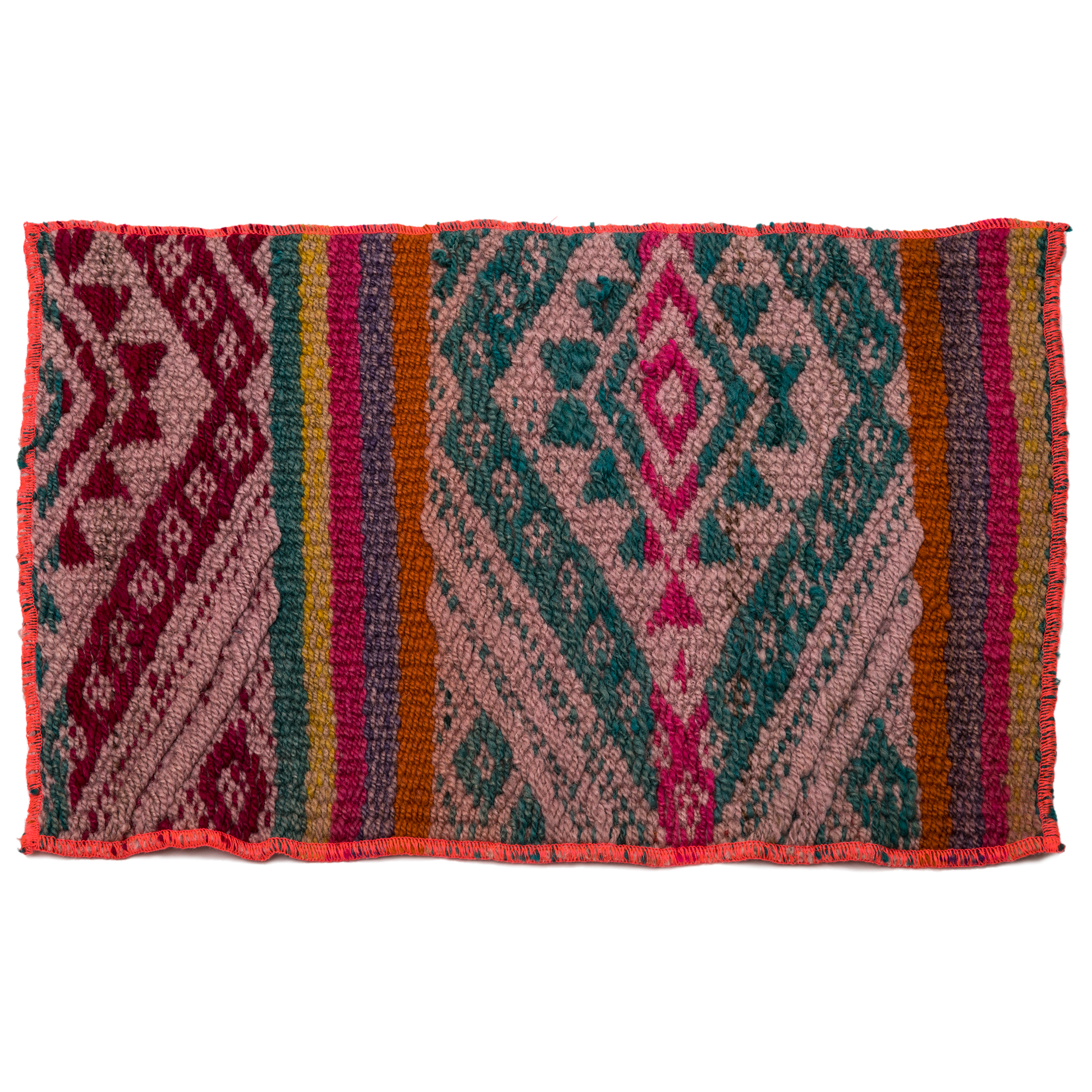 Intiearth zero waste frazada placemat handspun wool