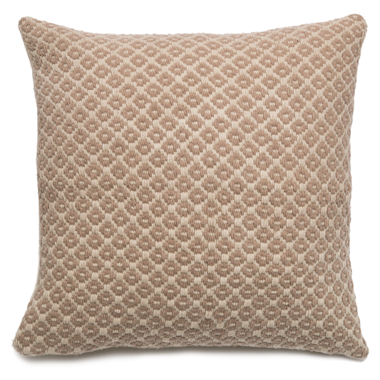 Intiearth hand woven botanically dyed decorative wool pillow Sacred Valley collection 20" square