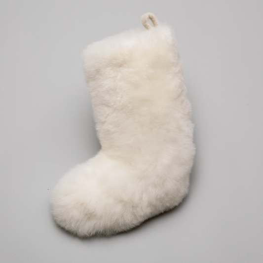 Intiearth Alpaca Fur Christmas Holiday Stocking