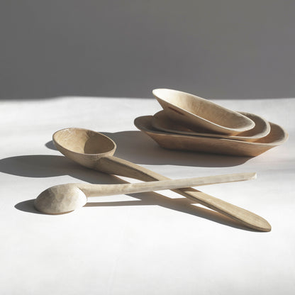 Intiearth hand carved wooden spoon