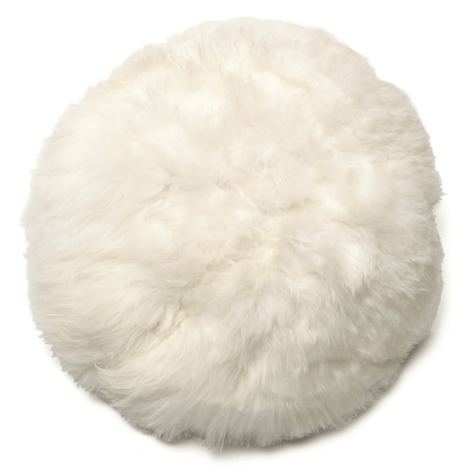 White sales circle cushion