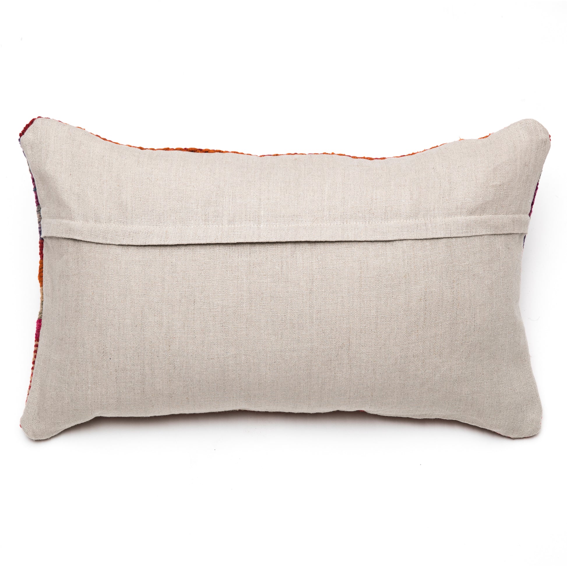 Intiearth colorful Woven Frazada Pillow small lumbar