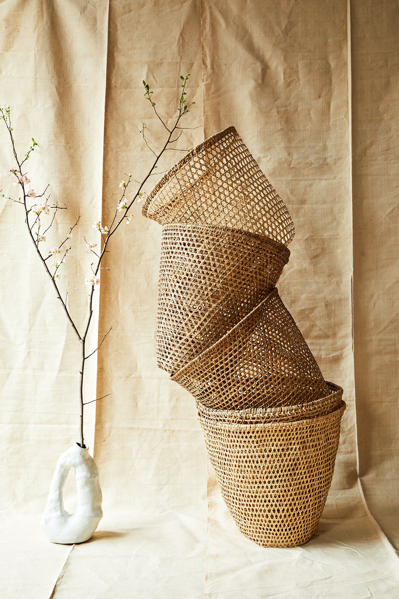 Intiearth Selva Basket Tamshi vine