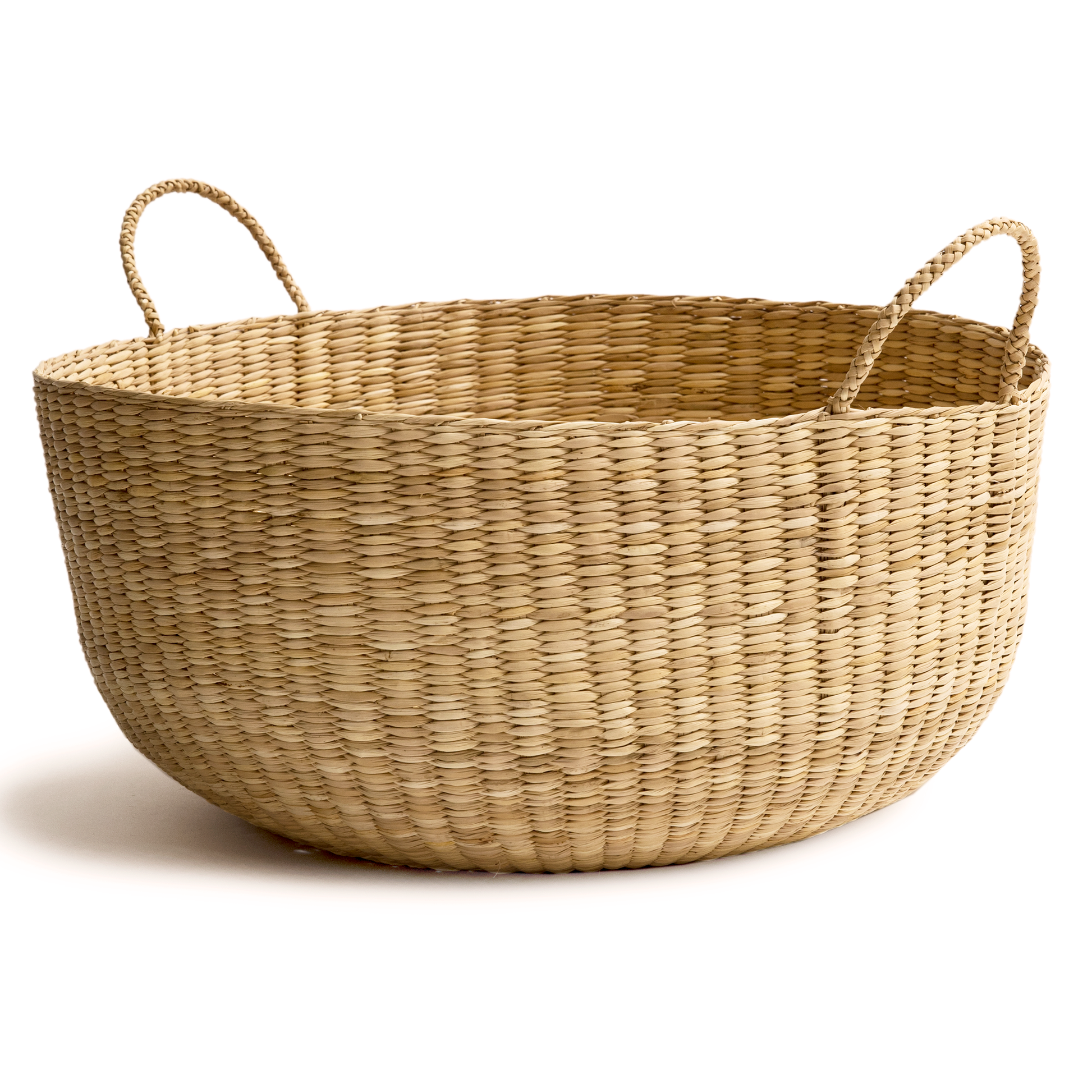 Intiearth junco floor basket for storage and home decor