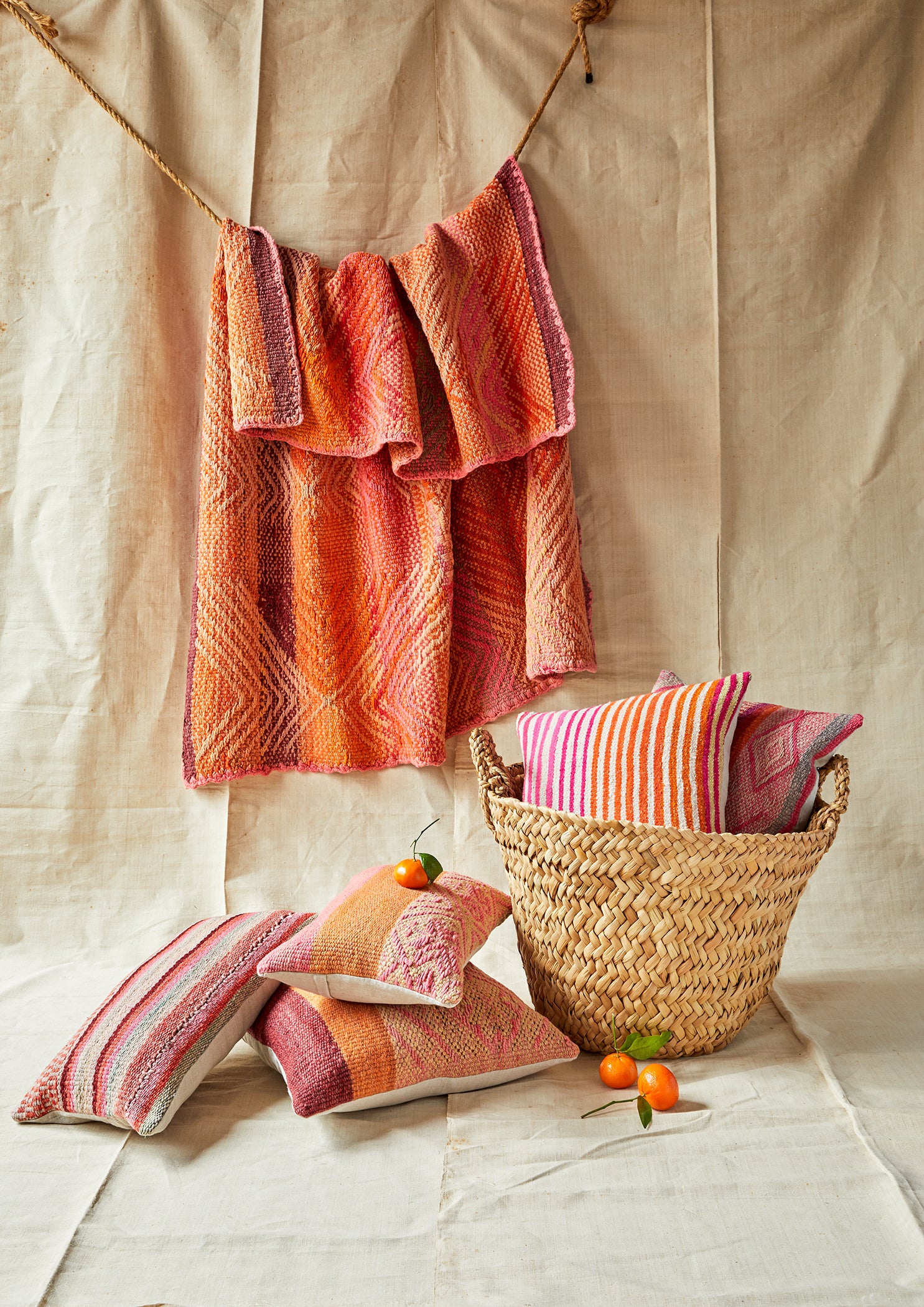 Intiearth vintage woven frazada decorative throw pillow lumbar colorful wool designs