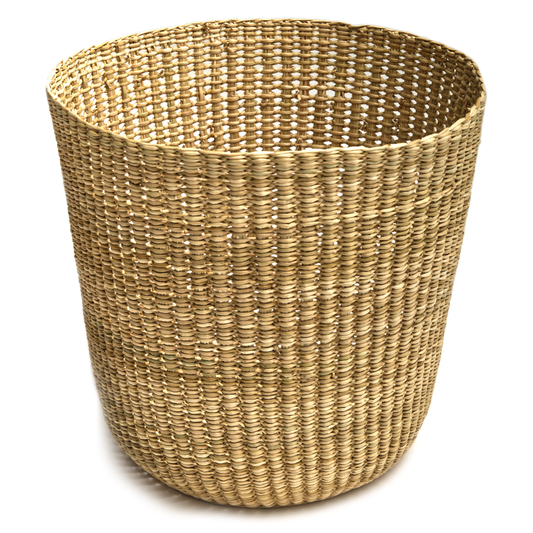 nudo cylinder basket, intiearth, storage, home decor, natural woven 